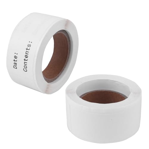 Étiquettes blanches réinscriptibles Uonlytech pour ne plus jamais confondre vos aliments