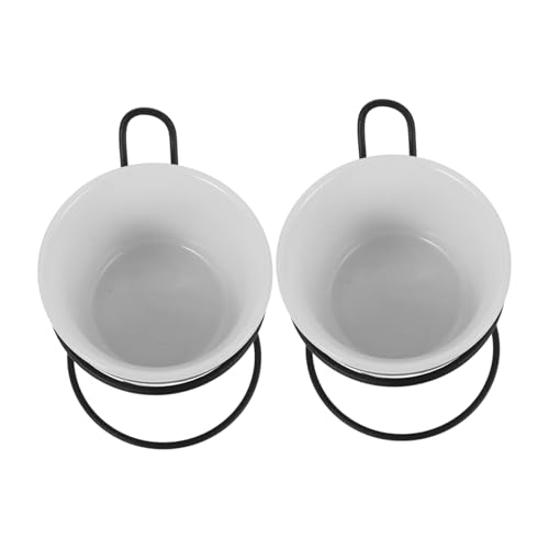 OUNONA Multi-use Ceramic Melting Pot Chocolate Fondue Maker Set Cheese Fondue Supplies