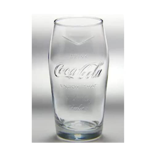 Libbey Vasos de vaso Coca Cola Arciform Glass™, 17 oz. | Juego de 6 | con tarjeta de recetas de June Street Market (el estilo puede variar)