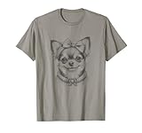 chihuahua dog mom design per donne e ragazze maglietta