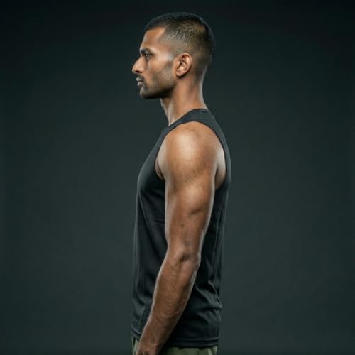 Image of Round Neck Moisture Absorbing Performance Half Sleeve Slim Fit T-Shirt for Men | Quick Dry Technology | Light Weight & Breathable Fabric | Ideal for Indoor & Outdoor Physical Activity