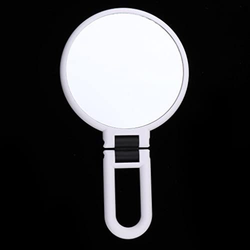 Miroir à main double face de haute précision en verre résistant