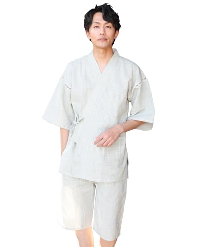 ON NISHIKI 0809-17 甚平 上下セット メンズ