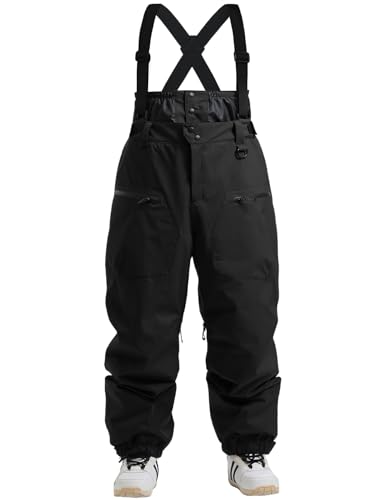 IMPHUT Snow Pants Ski Pants Men Baggy Snowboard Pants Snow Bibs Women Insulated Waterproof Windproof Snowboard Bibs Overall