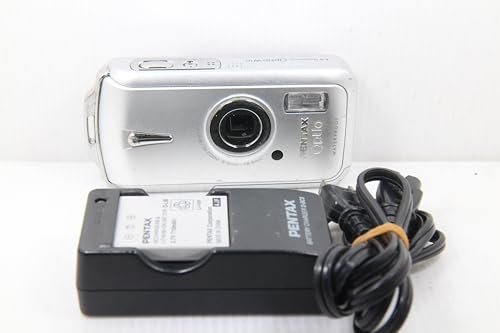 コンパクトデジタルカメラ PENTAX OPTIO W10 ナルグリーン 動作品