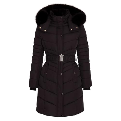 Morgan 242-galex Chaqueta de plumón, Negro, 36 Mujeres