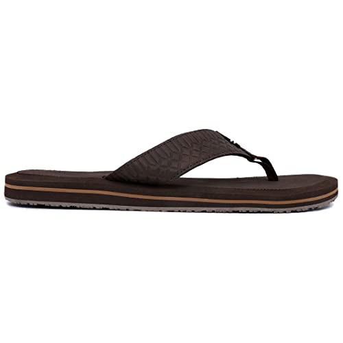 Image of Nautica Men's Flip Flop Shower Sandals Slides - Comfortable Waterproof Beach Footwear Slip-On Thong (Medium /Wide Width)