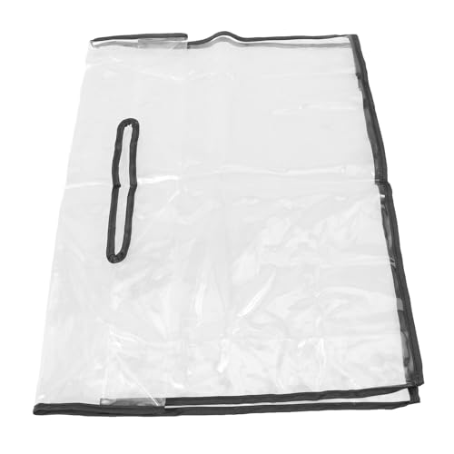 Hohopeti Housse Pluie Transparente pour Porte-Main Carré EVA Imperméable Protège Fourre-Tout Léger et Pliable Accessoire Pratique pour Voyage et Usage Quotidien