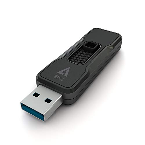 Image of V7 256GB USB 3.1 Flash Drive - with Retractable USB Connector