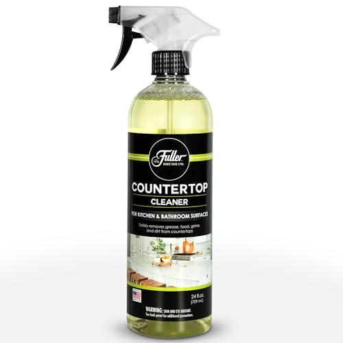 Fuller Countertop Cleaner – 24oz Bottle | Multi-Surface Kitchen & Bathroom Degreaser | Made in USA | No Harsh Chemicals, No Strong Odor | Safe for Daily Use (Cleaner with Sprayer)