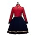 CosplayDiy Women's Suit for Nutcracker Cosplay Costume Toy Soldier Costume Dress Ringmaster Outfit M