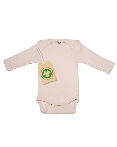 Cosilana, Baby Body Langarm,45% KBA Baumwolle, 35% kbT Wolle, 20% Seide (50/56, Natur)