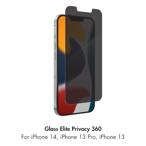 Protection d'écran en verre Elite 360 ZAGG pour iPhone 14, 13 et 13 Pro