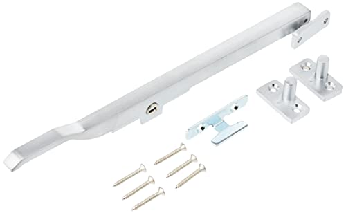 Modern Lockable Window Stay 250mm - SATIN CHROME