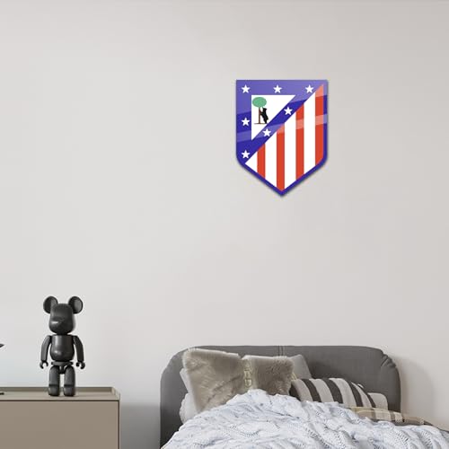 Offizielles Lizenzprodukt von Licensed Décor Atlético de Madrid (39,6 x 50 cm) 4 mm Acrylglas, Mutli Colour