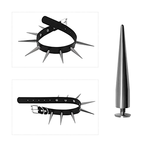 Uviviu 20Pcs 40Mm Spikes For Clothing, Long Metal Cone Rivet For Leather Crafts Jacket Shoes Punk Diy (40Mmx20Pcs, Gunmetal) #TOP3