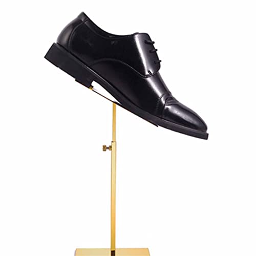 Vidaya Gold Shoe Display Stand, Stainless Steel Shoe Display Risers Stand Countertop Adjustable Retail Supplies, Shoe Rack Set Of 2 #TOP5