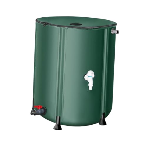 Image of CALANDIS Foldable Rain Barrel Portable Water Storage Tank for Outdoor Camping Garden 200L