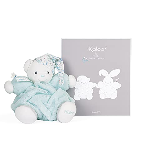 KALOO Plume - Peluche Patapouf Ourson Vert d'eau - 25 cm K969986