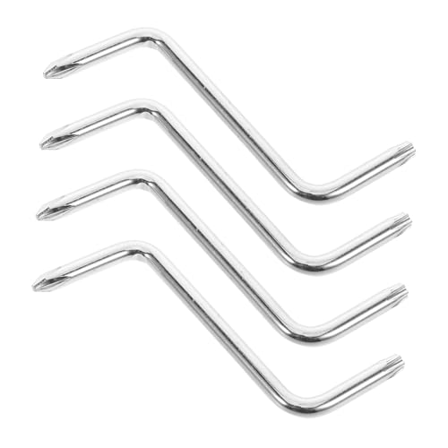 Mikinona 4pezzi Cacciaviti Angolo Retto Per Riparazione Parafanghi Cacciaviti Doppia Funzione Per Spazi Ristretti Chiavi Per Auto e Elettrodomestici in -vanadio