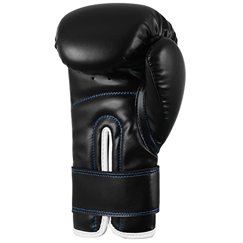 Kids Boxing Gloves For Boys And Girls, Boxing Gloves For Kids 3-14, Youth Boxing Training Gloves, Kids Sparring Punching Gloves For Punching Bag, Kickboxing, Muay Thai, Mma (Black/Blue) #TOP4