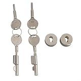 Sécurisé avec clé : livré avec 2 clés moulées et un mécanisme de verrouillage solide qui aide à éviter l'accès non autorisé aux armoires à bijoux, aux unités de rangement ou aux armoires de classement où les objets de valeur sont conservés
