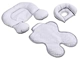 Jolly Jumper 3 in 1 Baby Head Hugger, Grey