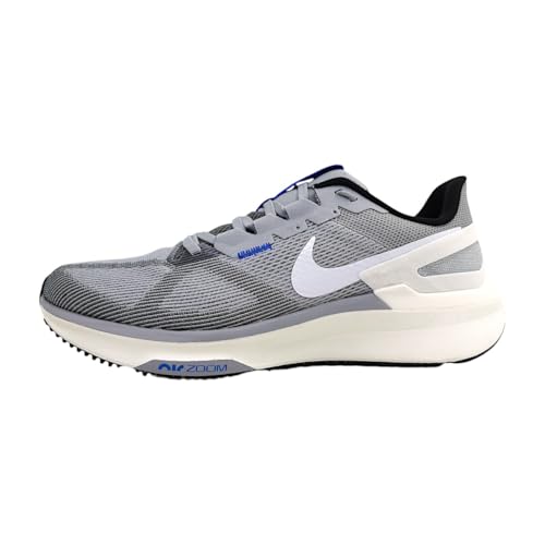 Nike Structure 25 - Tenis de correr para hombre (DJ7883-011, gris humo/gris lobo/vela/blanco), Gris ahumado/gris lobo/vela/blanco, 44 EU