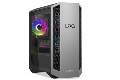 Lenovo LOQ Desktop Gaming Computer 26L | NVIDIA GeForce RTX 5070 12GB GDDR7, AMD Ryzen 7 8745HX, 16GB RAM DDR5, 1TB M.2 2280 PCIe 4.0x4 NVMe, Windows 11 Home