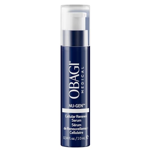 Obagi NU-GEN NAD+ Cellular Renewal Face Serum with Niacinamide & NMN Clinically Proven Anti-Aging Serum Reduces Wrinkles & Dark Spots Supports Collagen Production Hydrates & Repairs Skin 0.33 oz
