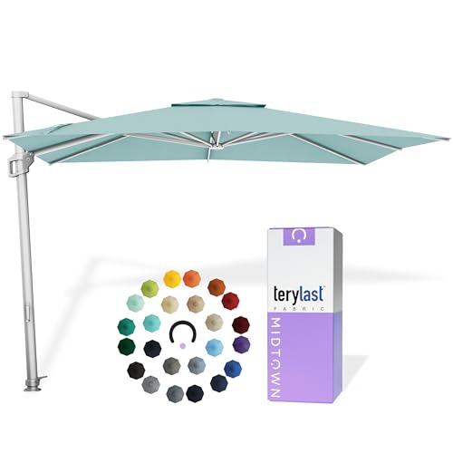 Image of Midtown Umbrellas Grande Square - 9 x 9 Ft Cantilever Umbrella