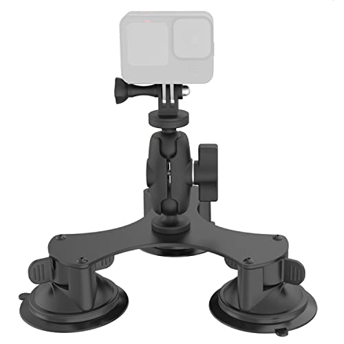 nuobake Suction Cup Mount, Camera Car Mount with 1/4