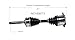 GSP NCV69073 CV Axle Shaft Assembly - Left or Right Front (Driver or Passenger Side)