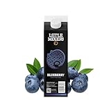 Little Mixers Blueberry Purée (1kg) | Real Fruit Purée for Cocktails, Desserts and Baking | Ready-to-Use, Rich Natural Flavour