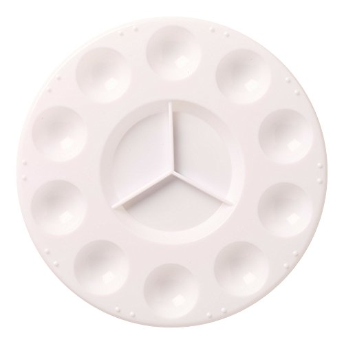 Reeves Circle Plastic Paint Palette, Circle Paint Palette