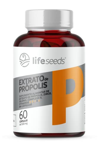Extrato de Própolis em Cápsulas 650mg + Vit D3 2000ui + Vit Complexo B + Vit E, C, A, Selênio E Zinc