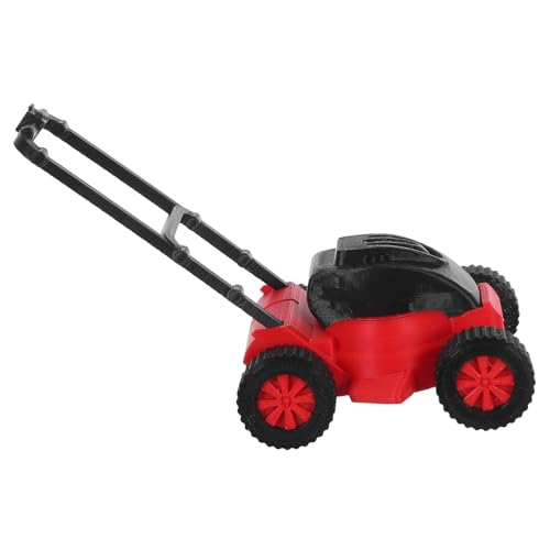 ibasenice Miniatur Rasenmäher Spielzeug Kleinkinder Puppenhaus Gartenzubehör Leichter Kinderrasenmäher Realistisches Puppenhaus Gartenspiel Interaktives Rollenspiel