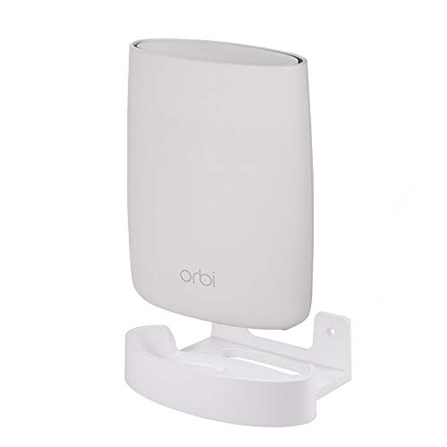 Preisvergleich Produktbild BECEMURU Wandhalterung Ständer Halter Stabilität ABS Wandhalterung Schutzhalter für Netgear Orbi RBK50 AC3000, RBS50, RBS40, RBK40 AC2200 Heim WiFi-System(1 Pack)