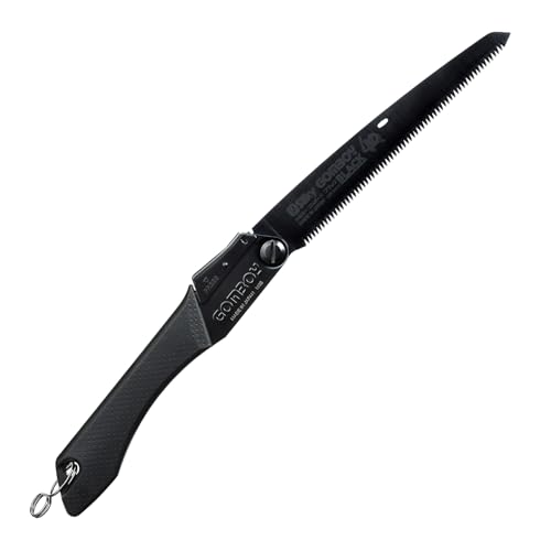 ユーエム工業(Silky) ゴムボーイ ブラック 万能目 刃渡り210mm 目数10枚目/30mm 剪定・木材切断 900-20