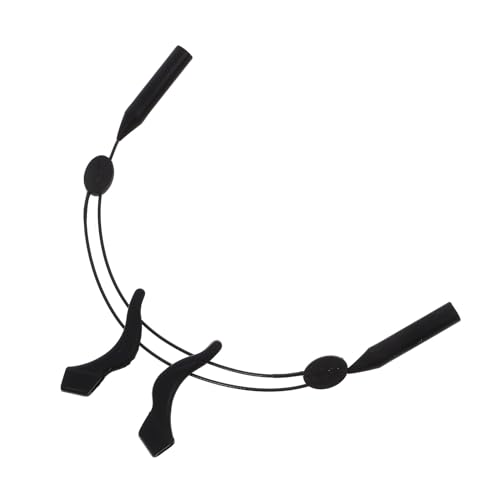DIYEAH Correa Ajustable Antideslizante de Silicona para Gafas Deportivas Banda Suave y Resistente para Hombres y Mujeres con Doble Protección y Gancho Ergonómico Paquete