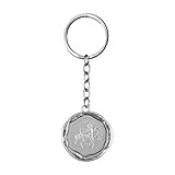 PORTES-CLES SIGNE ASTROLOGIQUE / DIAMETRE PLAQUE: 3,5cm / DIMENSION TOTALE DU PORTE-CLES: 9,8cm X 3,5cm / NEUF / POCHETTE CADEAU / VENTE GARANTIE PAR BIJOUTERIE/JOAILLERIE-FRANCE