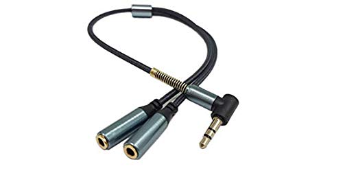 Amazon.com: Audio Splitter Cable,Haokiang Gold Plated 90 Degree