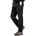 Jessie Kidden Mens Waterproof Hiking Pants Outdoor Snow Ski Fishing Fleece Lined Insulated Winter Pants (5088 Black 34)