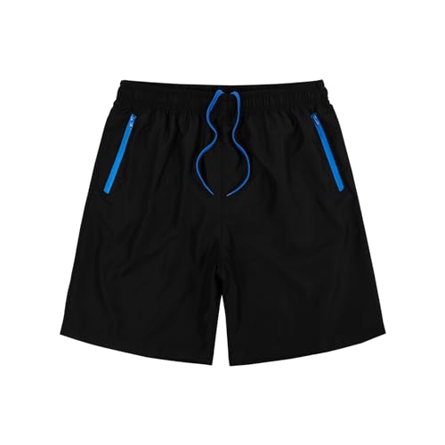 MADHERO Men Swim Trunks with Zipper Pockets Quick Dry Bathing Suits Mesh Lining2