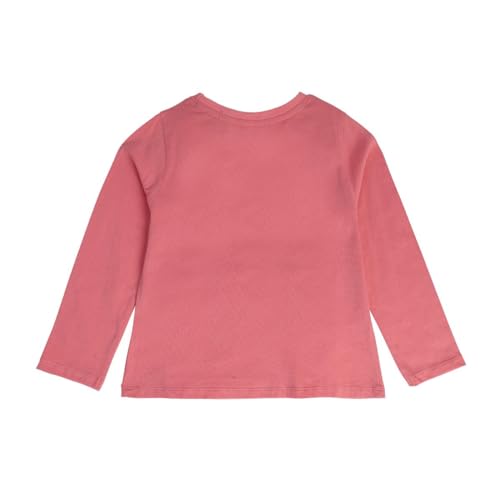 Image of miniklub Girls Round Neck Frill Sleeve Knitted Cotton Top (Navy Color)