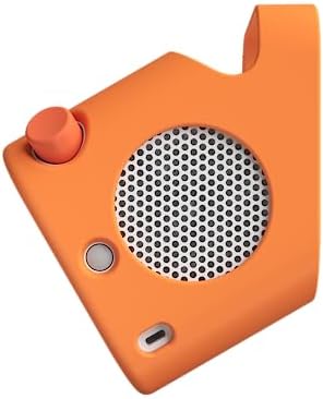 Yoto Adventure Jacket in Fruit Punch Orange (3rd Gen.) – Accessory for Kids Yoto Player, Fitted Protective Sleeve Case Carrier, Anti-Slip Silicone Skin Cover with Easy-to-Carry Handle