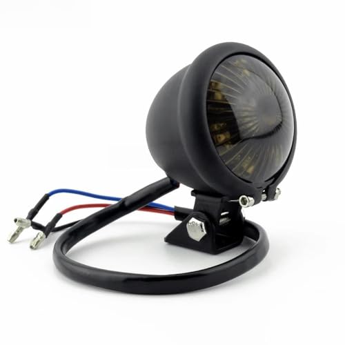 Luces traseras modificadas de freno metálicas redondas para motocicletas de estilo crucero