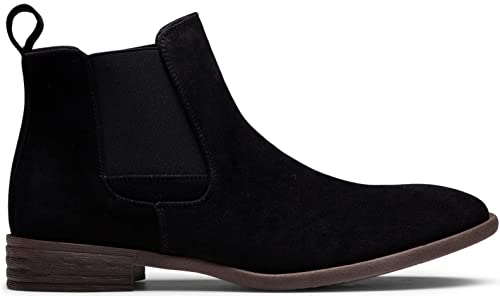 Jousen Men's Chelsea Boots Lightweight Casual Chukka Ankle Boots Classic Elastic Dress Boots For Men2
