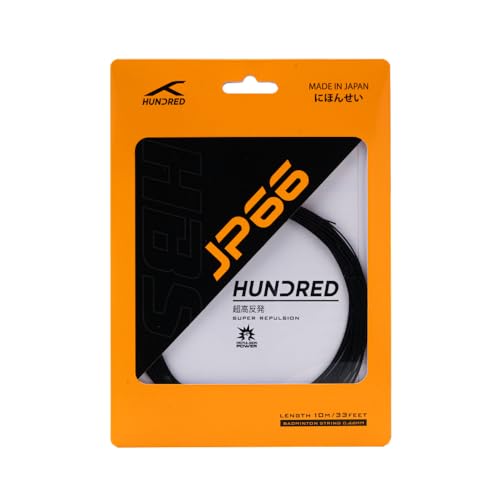 Image of Hundred JP 66 Badminton String | 0.66 mm High Repulsion & Control | Premium Hitting Sound & Shock Absorption | Durable Multi-Filament Nylon