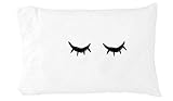 Oh, Susannah Closed Eyelashes Pillowcases - Toddler Pillowcase (1 14 X 20.5 inch) Kids Room Decor for Girls Cute Pillowcase Kindergarten Gifts Toddler Pillowcase